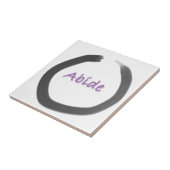 禅宗の円相環を守る タイル (側面)