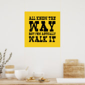 禅宗スパゲッティウェスタンスタイルポスター ポスター (キッチン)