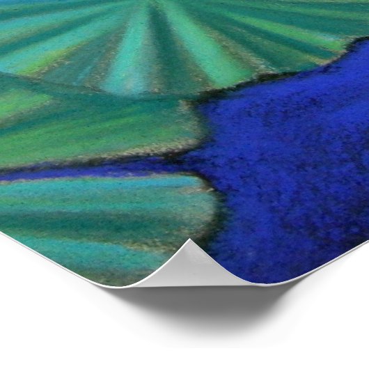 禅宗ポスター蓮池泉イン仏画 ポスター (角)