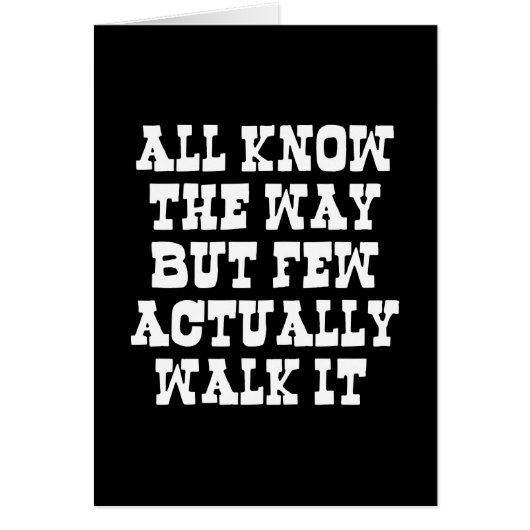 禅宗西スタイルグリーティングカード (正面)