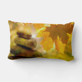 禅定石とメープル葉材 ランバークッション (裏面)