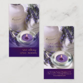禅室/ラベンダー/バイオレット名刺 名刺 (正面/裏面)