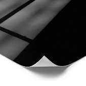 禅寺茶室インテリア ポスター (角)