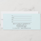 禅小石と海カイロプラクティックギフト証明書 (裏面)