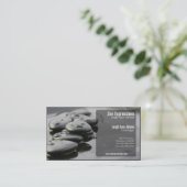 禅岩ヨガビジネスカード 名刺 (スタンド正面)