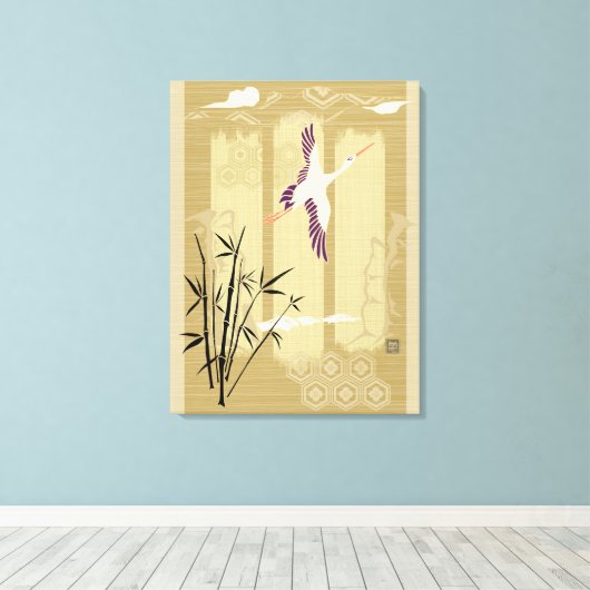 禅島 キャンバスプリント (インサイチュ (ウッドフロア))