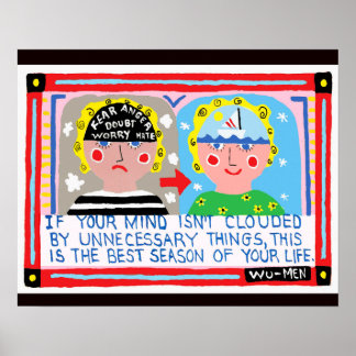 禅師のポスターからの知恵 ポスター