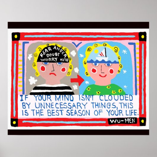 禅師のポスターからの知恵 ポスター (正面)