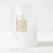 禅師の十戒 フロストグラスビールジョッキ (正面左)