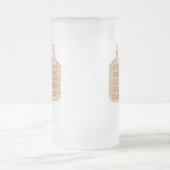 禅師の十戒 フロストグラスビールジョッキ (中央)