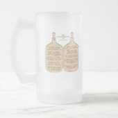 禅師の十戒 フロストグラスビールジョッキ (左)