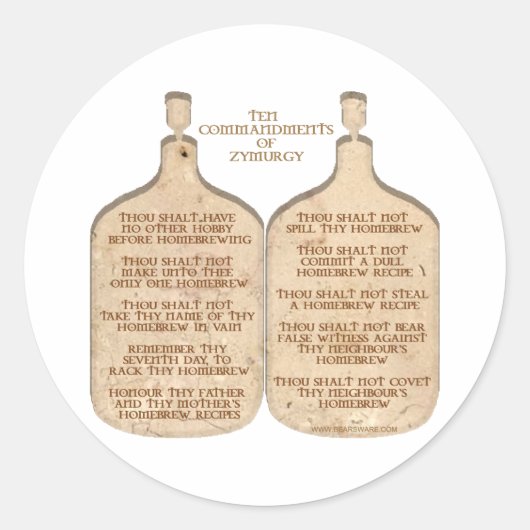 禅師の十戒 ラウンドシール (正面)