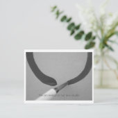 禅延祖書筆 招待状 (スタンド正面)