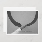 禅延祖書筆 招待状 (正面/裏面)