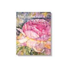 禅引用文バラ水彩画