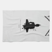 禅引用文:知恵と瞑想 キッチンタオル (横)