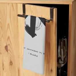 禅引用文：知恵と瞑想 キッチンタオル