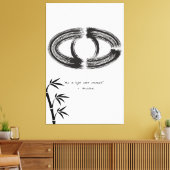 禅引用文：知恵と瞑想 キャンバスプリント (インサイチュ (リビング))