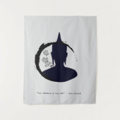 禅引用文：知恵と瞑想 タペストリー (正面)