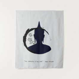 禅引用文：知恵と瞑想 タペストリー