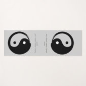 禅引用文：知恵と瞑想 ヨガマット (正面(横))