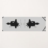 禅引用文：知恵と瞑想 ヨガマット (正面(横))