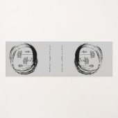 禅引用文：知恵と瞑想 ヨガマット (正面(横))