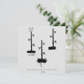 禅引用文：知恵と瞑想 招待状 (スタンド正面)