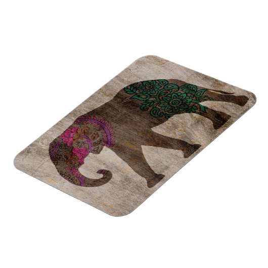 禅族アジアゾウ マグネット (左側)