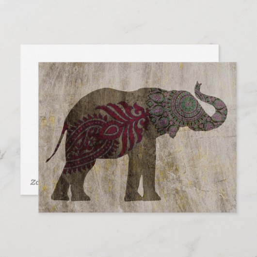 禅族象 ポストカード (正面/裏面)