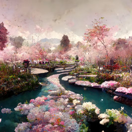 禅日本の園 ポスター