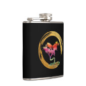 禅日本の盆栽サークルエンソアジアン フラスク (右)