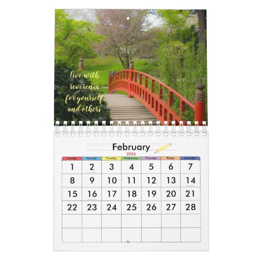 禅暦2022 カレンダー (2月 2026)