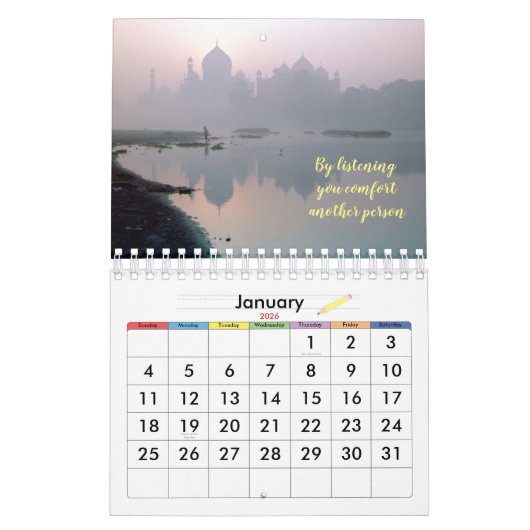 禅暦2022 カレンダー (1月 2026)