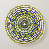 禅枕，瞑想のためのクッション ラウンドクッション (裏面)