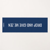 禅海軍与えの登パーソナライズされた下 ヨガマット (正面(横))