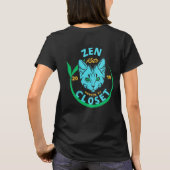 禅猫のクローゼット Tシャツ (裏面)