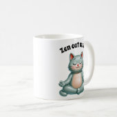 禅猫の気分 コーヒーマグカップ (正面右)