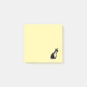 禅猫の水墨画アート ポストイット