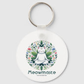 禅猫瞑想ミオマステ キーホルダー (裏面)