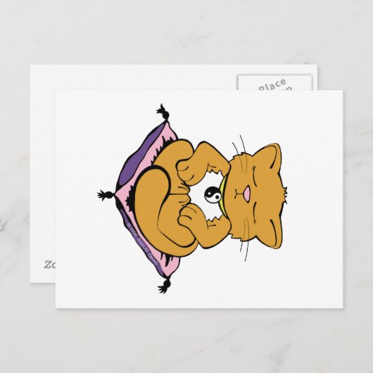 禅猫 ポストカード (正面/裏面)