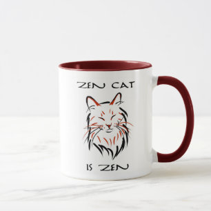 禅猫-マグ マグカップ