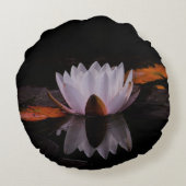 禅白蓮 ラウンドクッション (裏面)
