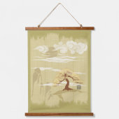 禅盆栽 吊り下げ型タペストリー (正面)