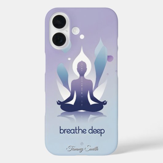禅瞑想 – 呼吸深いデザイン Case-Mate iPhoneケース (裏面)
