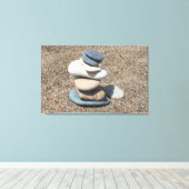 禅石 キャンバスプリント (インサイチュ (ウッドフロア))