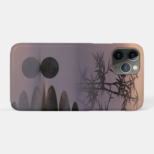 禅石、瞑想 Case-Mate iPhoneケース (裏面(横))