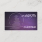 禅石 – 調和と静寂 名刺 (裏面)