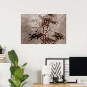 禅竹の感謝 ポスター (ホームオフィス)