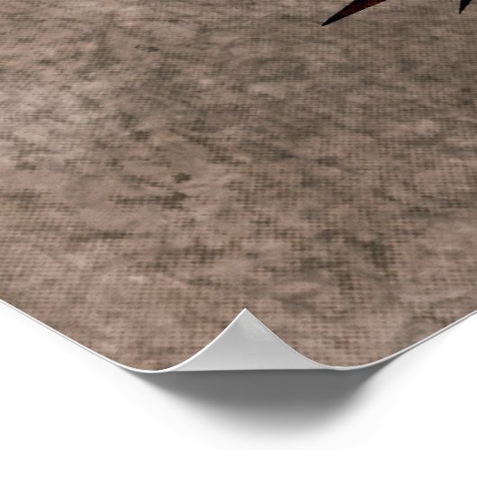 禅竹の感謝 ポスター (角)